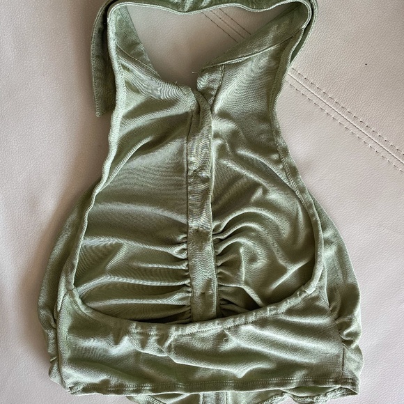 Sage Green Crop Top - Picture 2 of 2